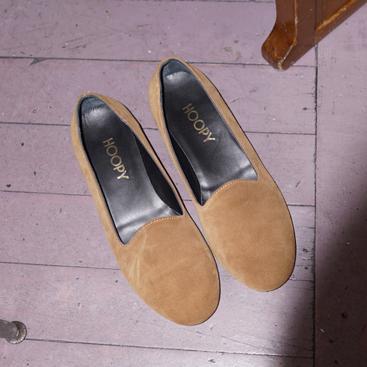 Camel Suede Flats