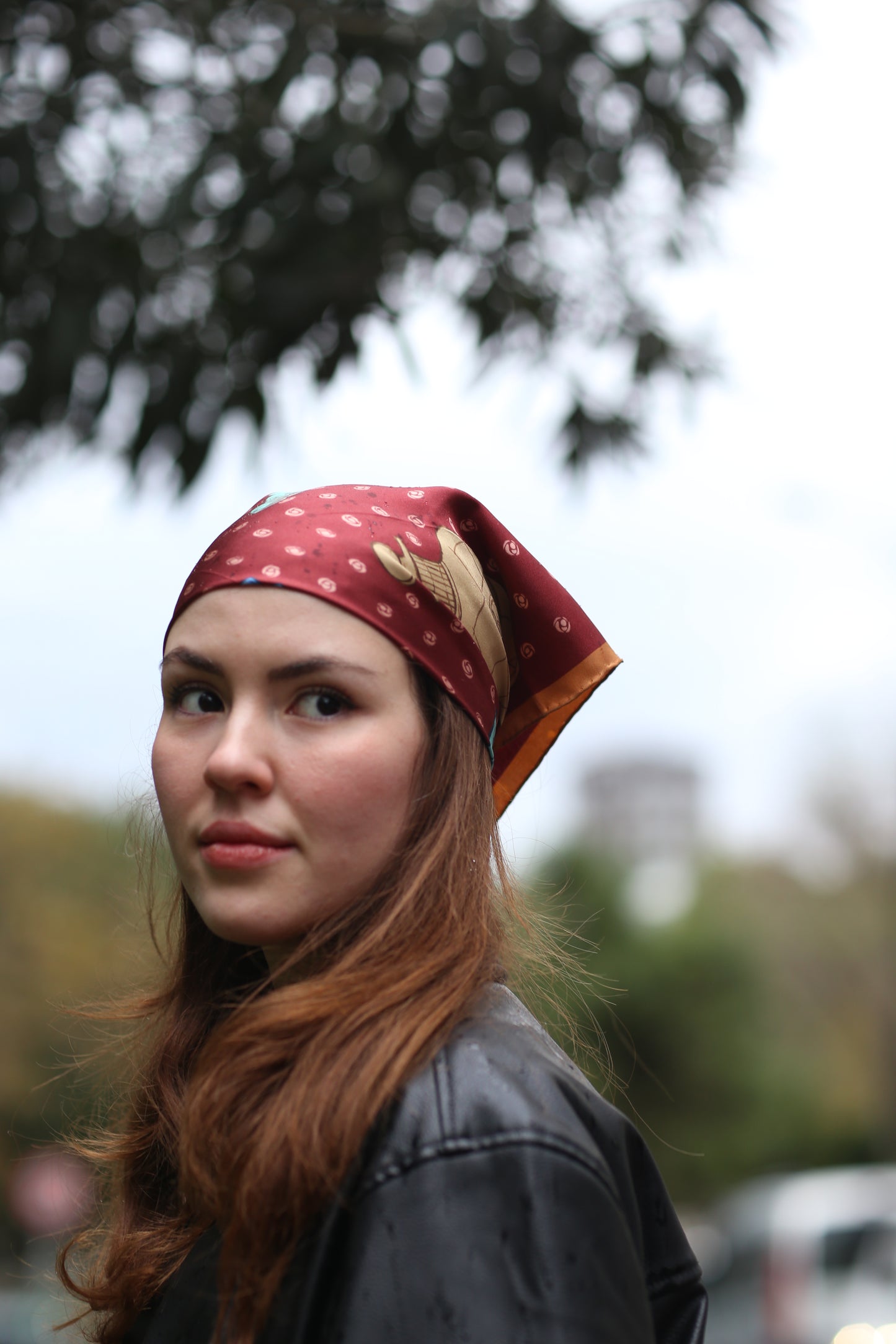 Fatma Bandana - Burgundy